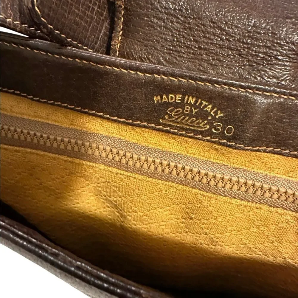 Gucci Brown and Gold Shoulder Bag - Picture 11 of 15